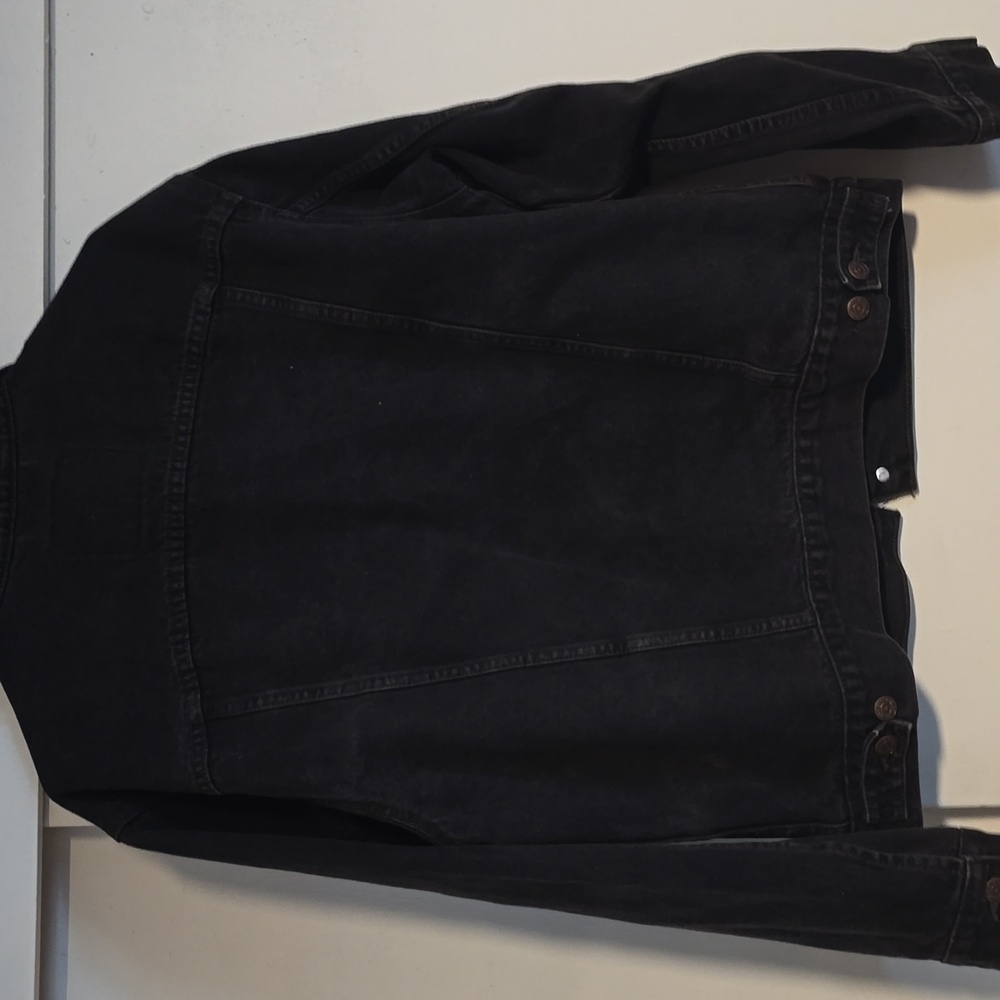 Vintage Levi Strauss & Co 70507 Black Denim Jacket Made In Colombia - Picture 8 of 8